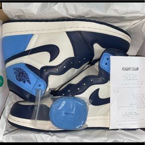 Jordan 1 Retro High Obsidian UNC Size: 7 Men